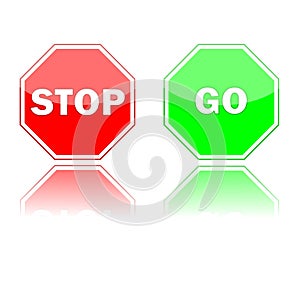Stop Go Sign Signs
