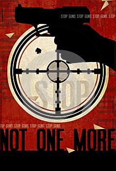 Stop Gun Violence Poster Art