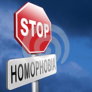 Stop homophobia photo