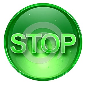 stop icon green