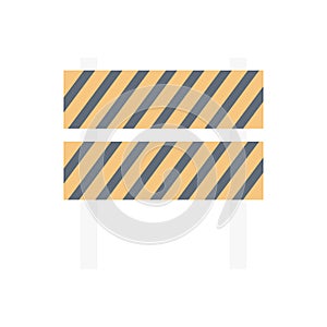 Stop vector flat color icon