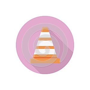 Stop vector flat color icon