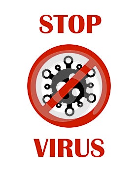 Stop MERS corona Virus sign poster. Vector Illustration