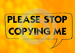 Stop Plagiarism, stealing and copying ideas and thoughts from original and authentic concepts