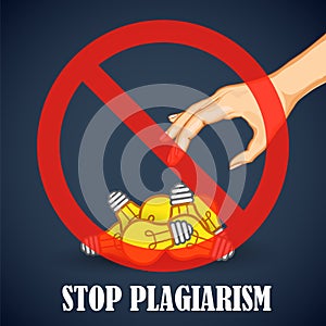 Stop Plagiarism, stealing and copying ideas and thoughts from original and authentic concepts