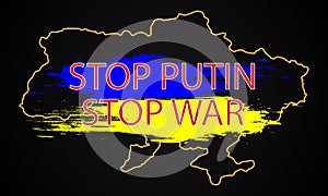 Stop Putin stop war 2022 Russias war against Ukraine