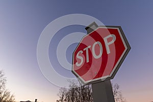 Stop sign