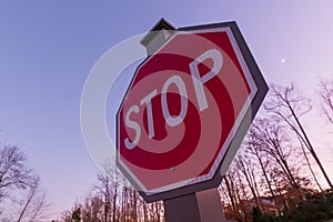 Stop sign