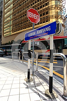 Stop Sign at Leboh Ampang