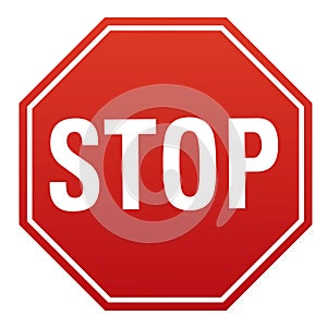 Stop signboard