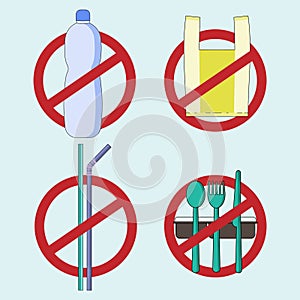 Stop Single use Plastic Set