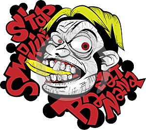 Stop smoking eat banana