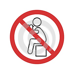 Stop Smoking Isolated Vector icon which can easily modify or edit