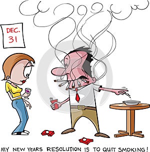 Stop smoking resolution