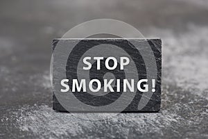 Stop smoking sign, no tobacco day, break a habit, health care and lifestyle, nicotine addicted