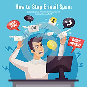 Stop Spam AD Poster