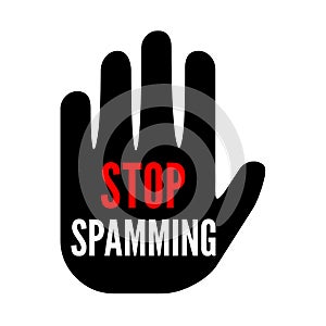 Stop spamming symbol icon