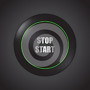Stop-start engine button