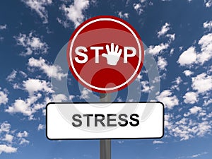 Stop stress sign