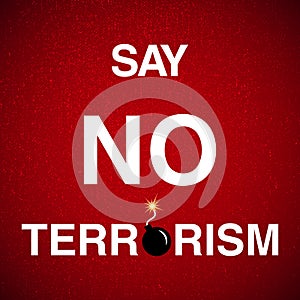 Stop terrorism background