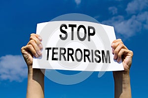 Stop terrorism