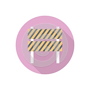 Stop vector flat color icon