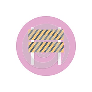 Stop vector flat color icon