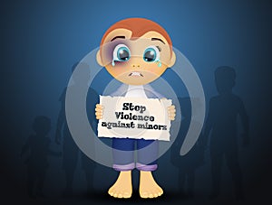 Stop violence against minors