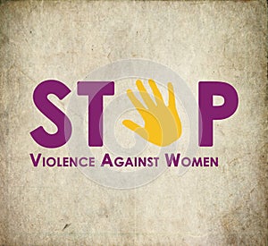 Stop violence against women