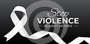 Stop Violence Against Women Background Illustration