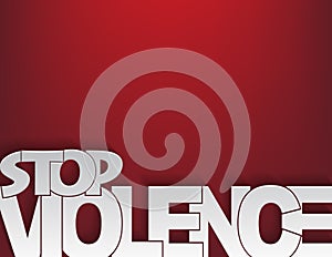 Stop Violence Background