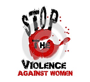 Stop the violence hand