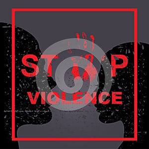 Stop violence sing