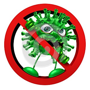 Stop Virus Sign