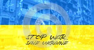 Stop war, No War Russia vs Ukraine . War between Russia and Ukraine