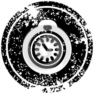 stop watch distressed icon