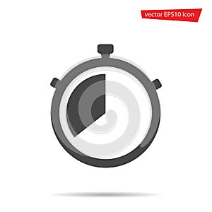 Stop Watch icon. Stopwatch timer vector isolated. Modern simple flat sign. Business, internet concep