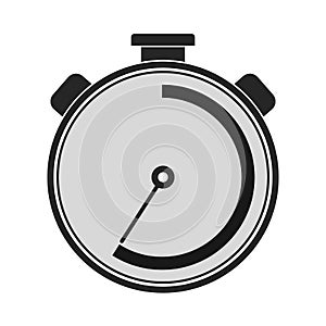 Stop watch timer icon - vector illustration