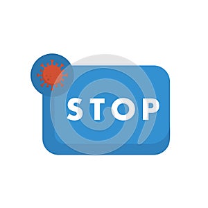 Stop web banner