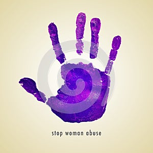 Stop woman abuse photo