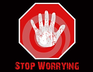 Stop Worrying Illustration