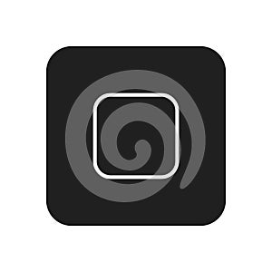 Stopbutton. Vector illustration decorative design