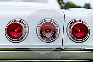 Stoplight of a full-size car Chevrolet Impala fourth generation. photo