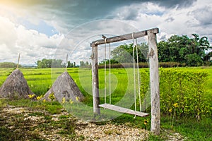 Stopover point for tourists to sit and watch the view or relax. photo