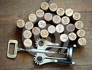 Stoppers and corkscrew