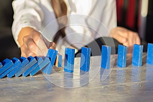 Stopping the domino effect concept for business solution