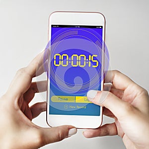 Stopwatch Clock Time Countdown Graphic Concept