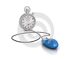 Stopwatch and Computer Mouse