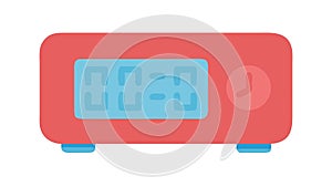 Stopwatch Digital Timer Time Management Productivity, vector design Generative AI