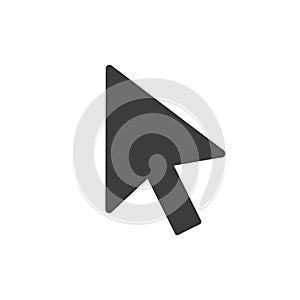 Cursor icon on white background